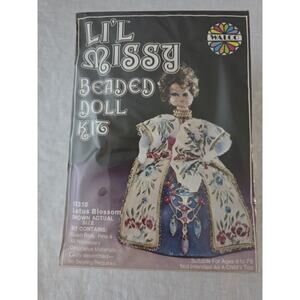 Walco Li'l Missy Beaded Doll Craft Kit Lotus Blossom Model 13310 Sealed